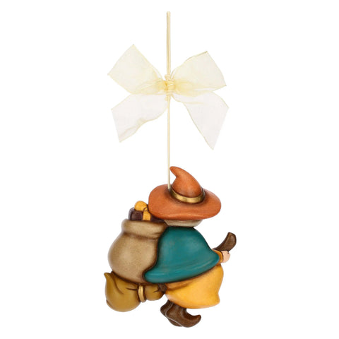 Befana Berta da appendere in ceramica Thun