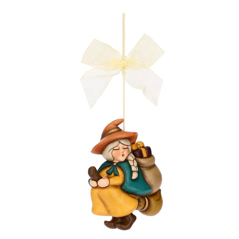 Befana Berta da appendere in ceramica Thun