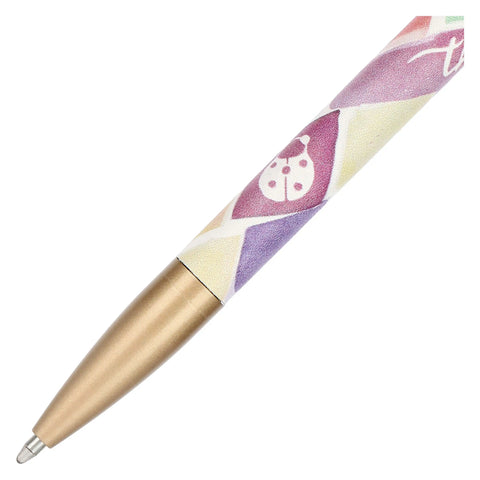 Penna con pattern e coccinella Thun