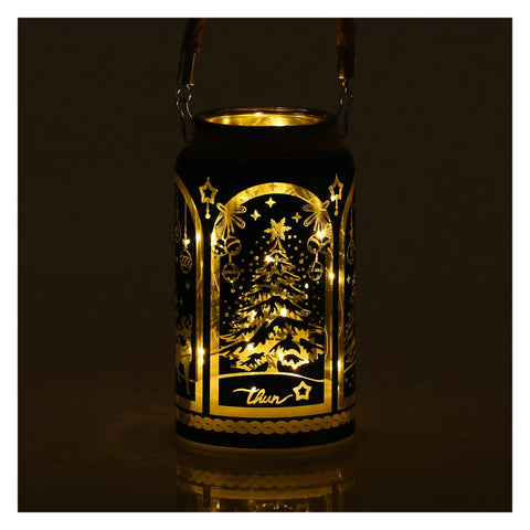 Lanterna led Natale, media Thun