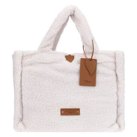Plaid con borsa, bianco Thun