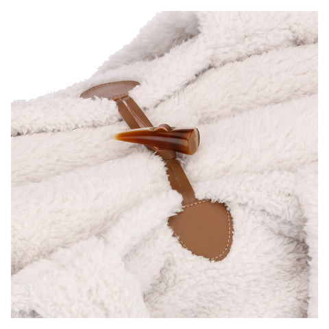 Plaid con borsa, bianco Thun