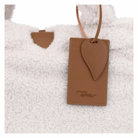 Plaid con borsa, bianco Thun