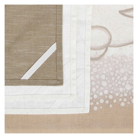 Set 3 canovacci con cestino in tessuto, Pure Elegance Thun
