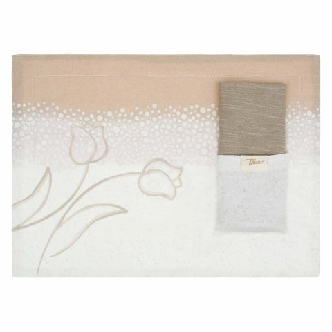 Set tovaglietta con tovagliolo, Pure Elegance Thun