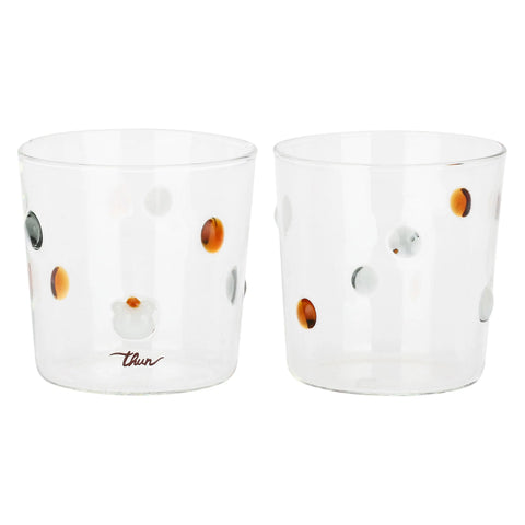 Set 2 tumbler a pois, Pure Elegance Thun