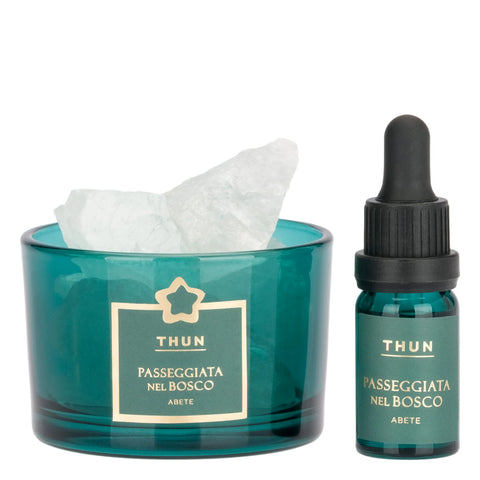 Set diffusore cristalli, verde Thun