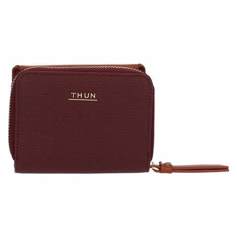 Portafoglio con patta, viola/marrone Thun