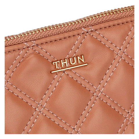 Trousse trapuntata, moka/ribes Thun