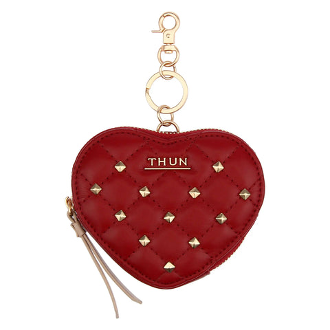 Portachiavi cuore con borchie, ribes Thun