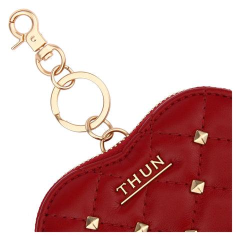 Portachiavi cuore con borchie, ribes Thun