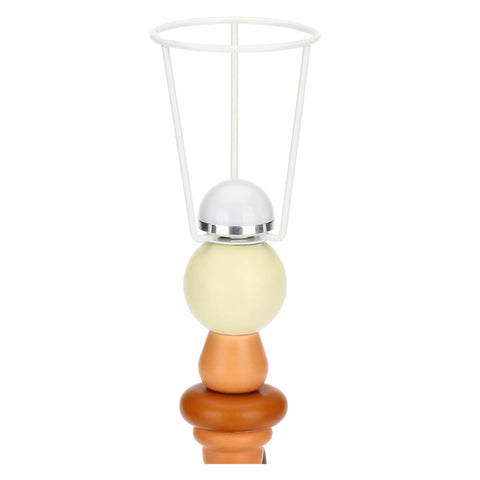 Lampada in porcellana con fiocco, verde Thun