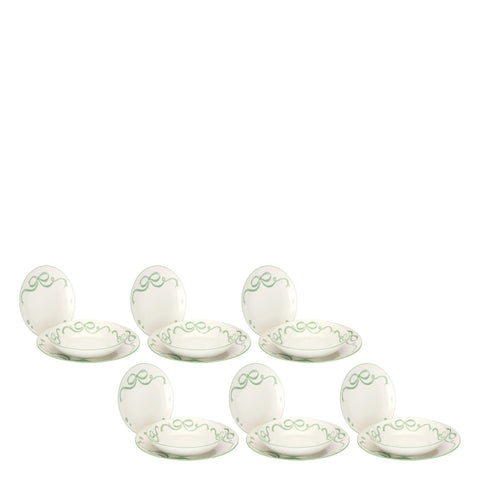 Set Piatti 18 pezzi con Fiocco Thun