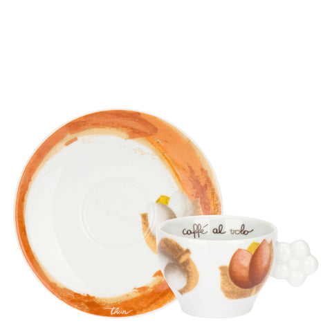 Set 2 Tazze Medie con Piattino, Tulipani Thun