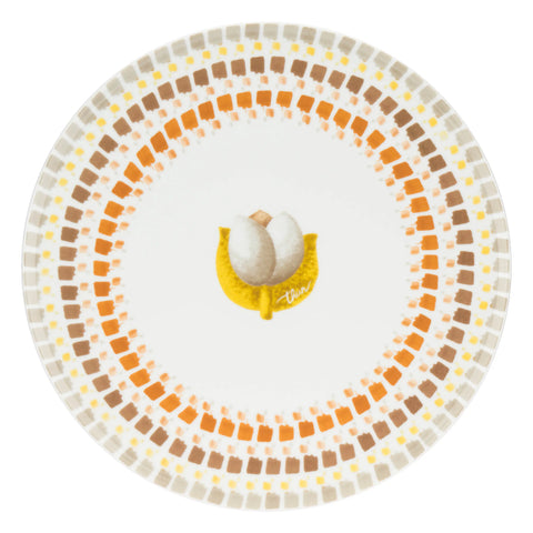Set 3 ciotole con piatto, Tulipani Thun