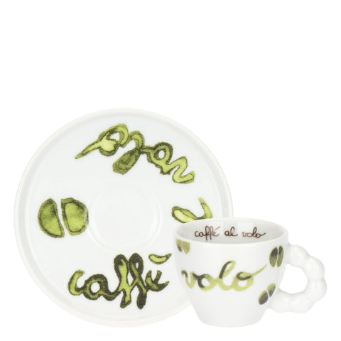 Set 6 Tazzine con Piattino, caffè al volo Thun