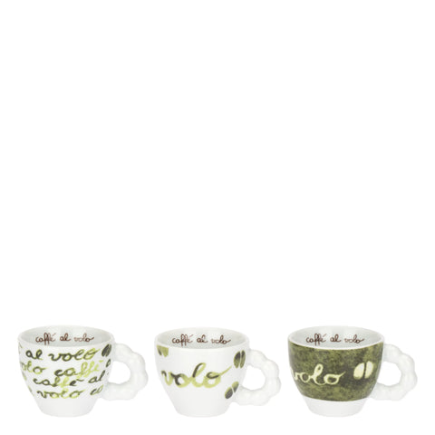Set 6 Tazzine con Piattino, caffè al volo Thun