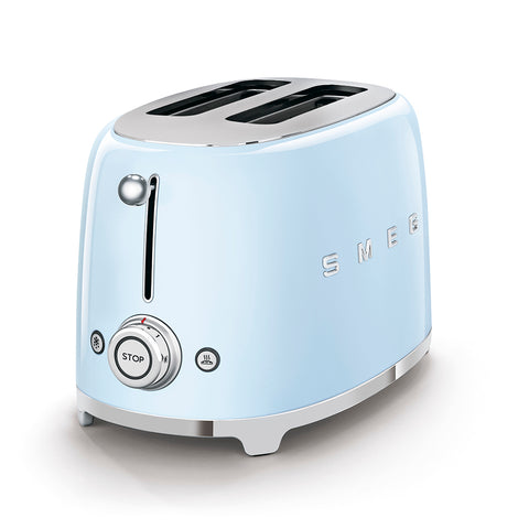 Tostapane Azzurro 2 fette Lucido Estetica 50's Style  SMEG