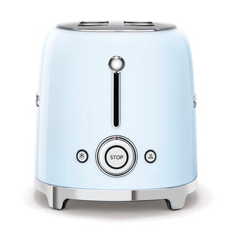 Tostapane Azzurro 2 fette Lucido Estetica 50's Style  SMEG