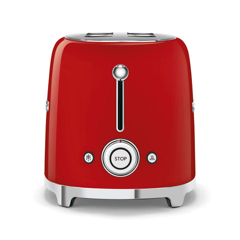 Tostapane Rosso 2 fette Lucido Estetica 50's Style SMEG