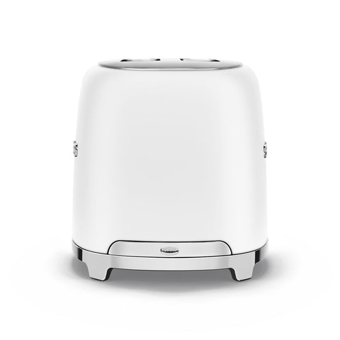 Tostapane Bianco 2 fette Opaco Estetica 50's Style Smeg