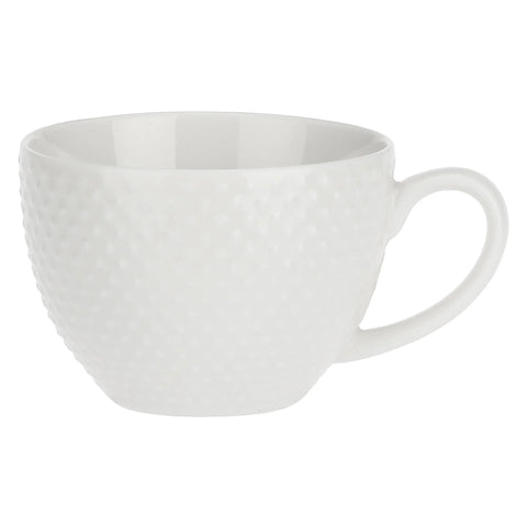 Set da 6 Tazza Espresso con piattino Richiamo  Porcellana  La porcellana bianca
