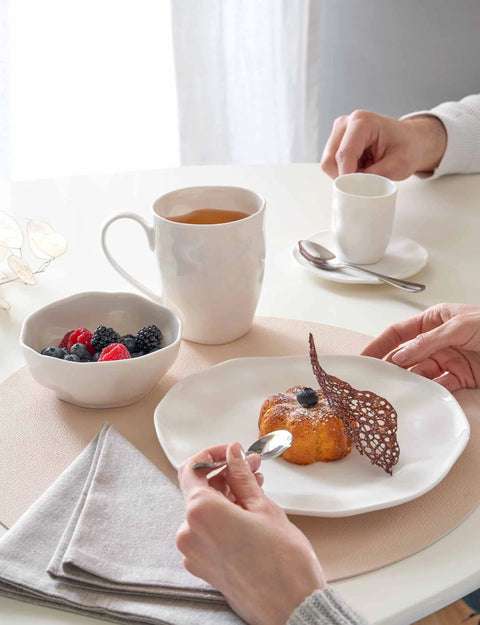 Insalatiera Lunia la  Porcellana bianca 22,5 cm