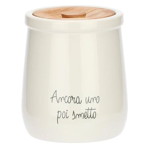 Barattolo Biscottiera, Gli Onesti - Gres, 2,45 l la porcellana bianca