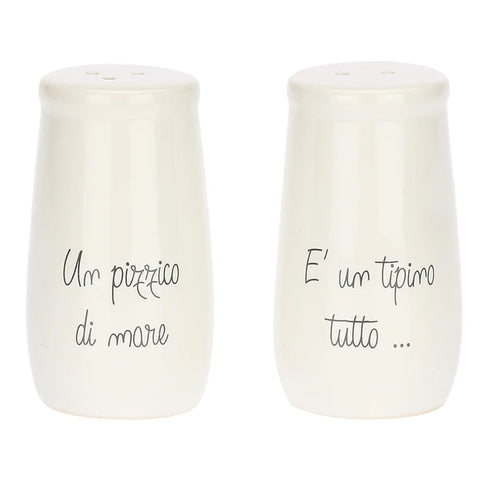 Set Sale E Pepe, Gli Onesti - Gres, 58 ml la porcellana bianca