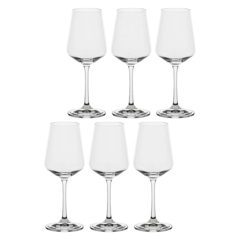 Set da 6, Calice Vino Bianco, Riserva La porcellana bianca