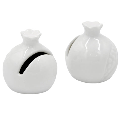 Set da 2 Segnaposto Melograno Fattoria La porcellana bianca