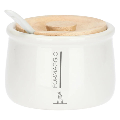 Portaformaggio Grattugiato Gli Onesti La porcellana bianca