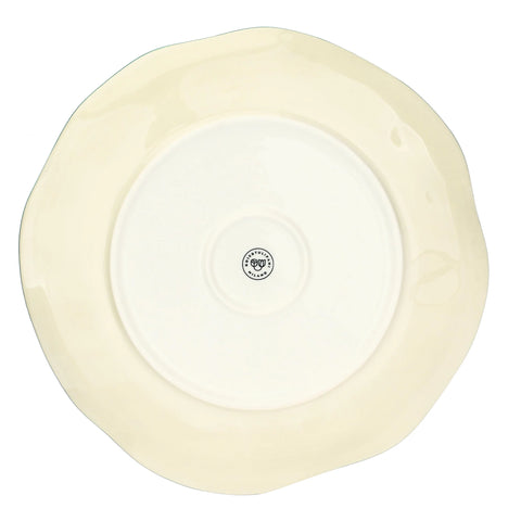 Servizio piatti Domitilla 18 pz verde acqua gres Rose e Tulipani