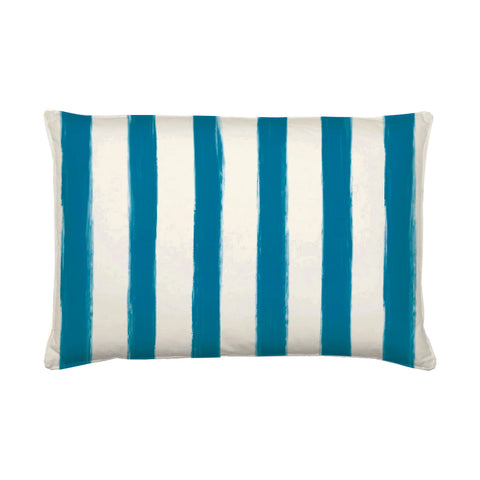 Cuscino Litorale  50X80 cm Blu  Tessuto Rose e Tulipani
