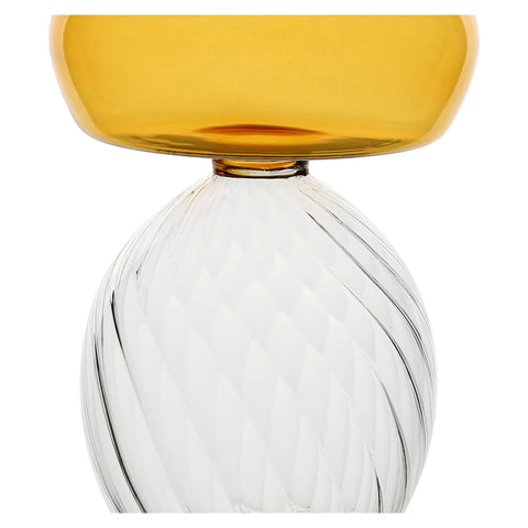 Vaso Monofiore M Ambra, Versavice  Vetro Borosilicato RITUALI DOMESTICI