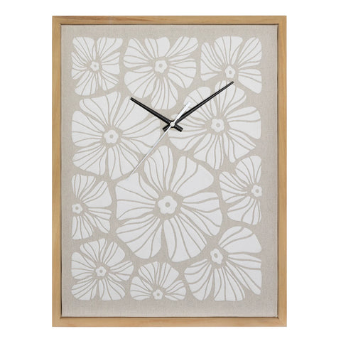 Orologio Primule Biancofiore  Legno RITUALI DOMESTICI