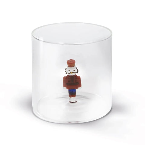 WD Lifestyle  Bicchiere Natalizio in Vetro Borosilicato SCHIACCIANOCI 250 ml