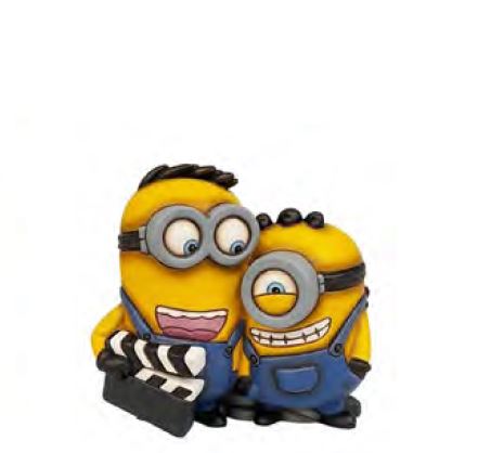 THUN Minions® - Coppia Harry e James con ciak Minions®