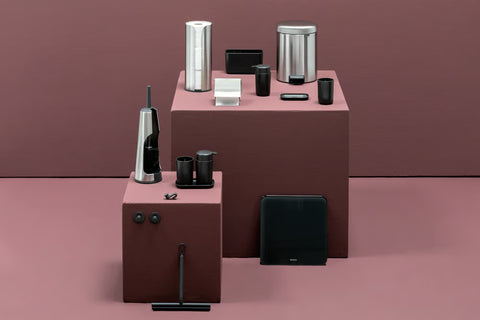 Porta Scopino da Toilette grigio Brabantia