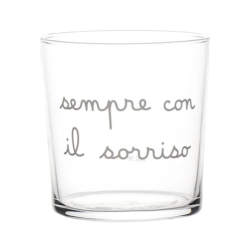 Bicchiere 35 cl Sempre con il sorriso Simple Day