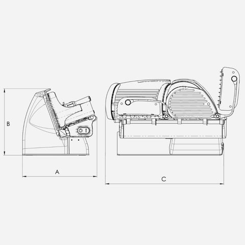 Affettatrice domestica Home Line 200 PLUS Rosso Berkel
