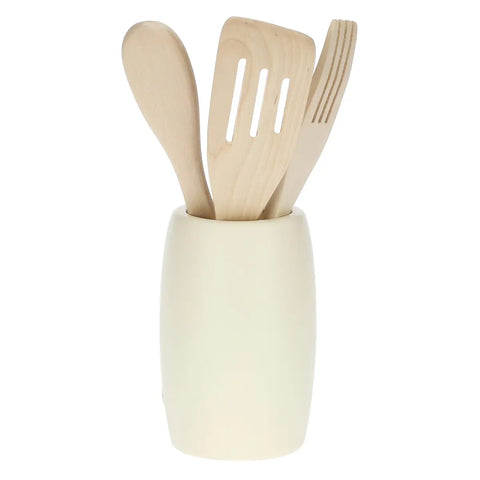 Porta mestoli con 3 mestoli Elegance