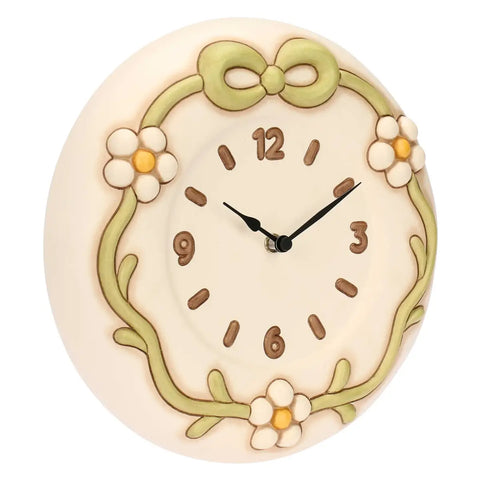 Orologio margherite in ceramica