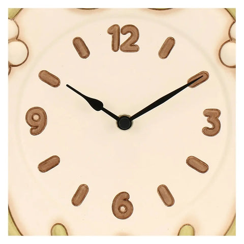 Orologio margherite in ceramica