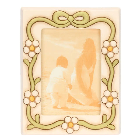 Portafoto margherite in ceramica, medio