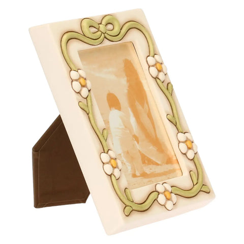 Portafoto margherite in ceramica, medio