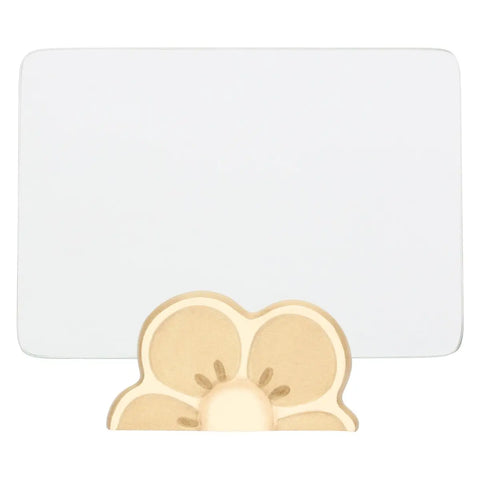 Portafoto in vetro e ceramica con base a forma di fiore Iconic Elegance Thun