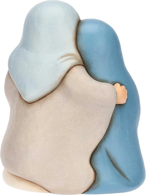 Sacra Famiglia con campana in vetro