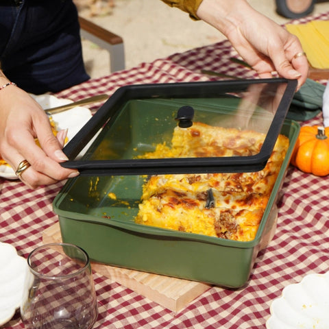 coperchio per riporre la teglia da forno Cookut