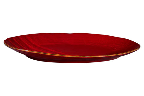Vassoio Grande Ovale Rosso Mediterraneo novità home